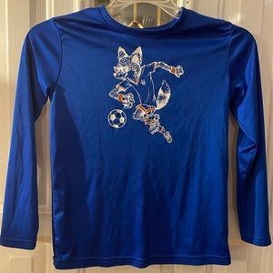 Athletic Works, M(8), blue, long sleeve shirt